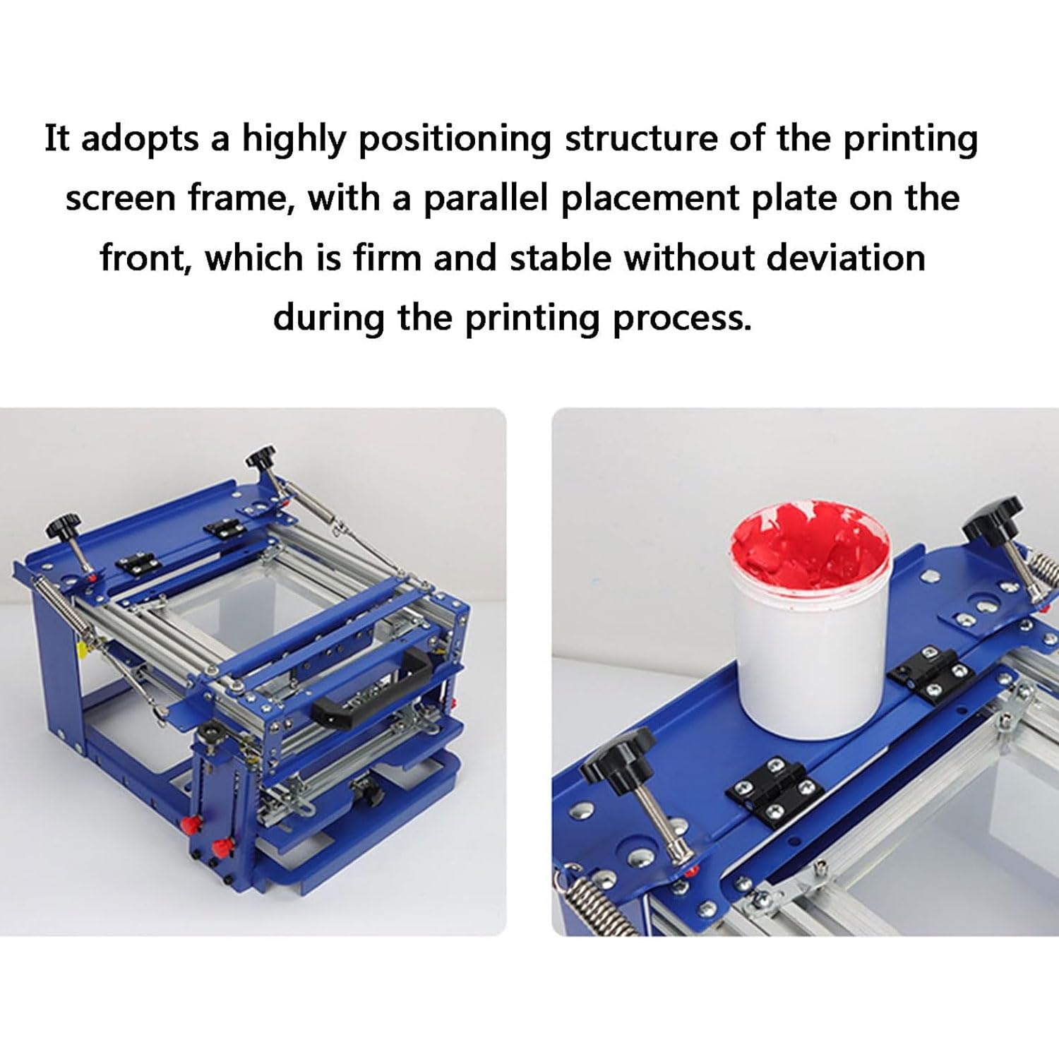 Amazon.co.jp: 手動曲面スクリーン印刷機、6x5インチシリンダーシルク